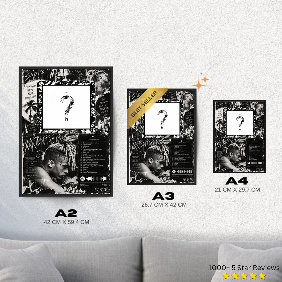 ? - XXXTENTACION Inspired Album Poster