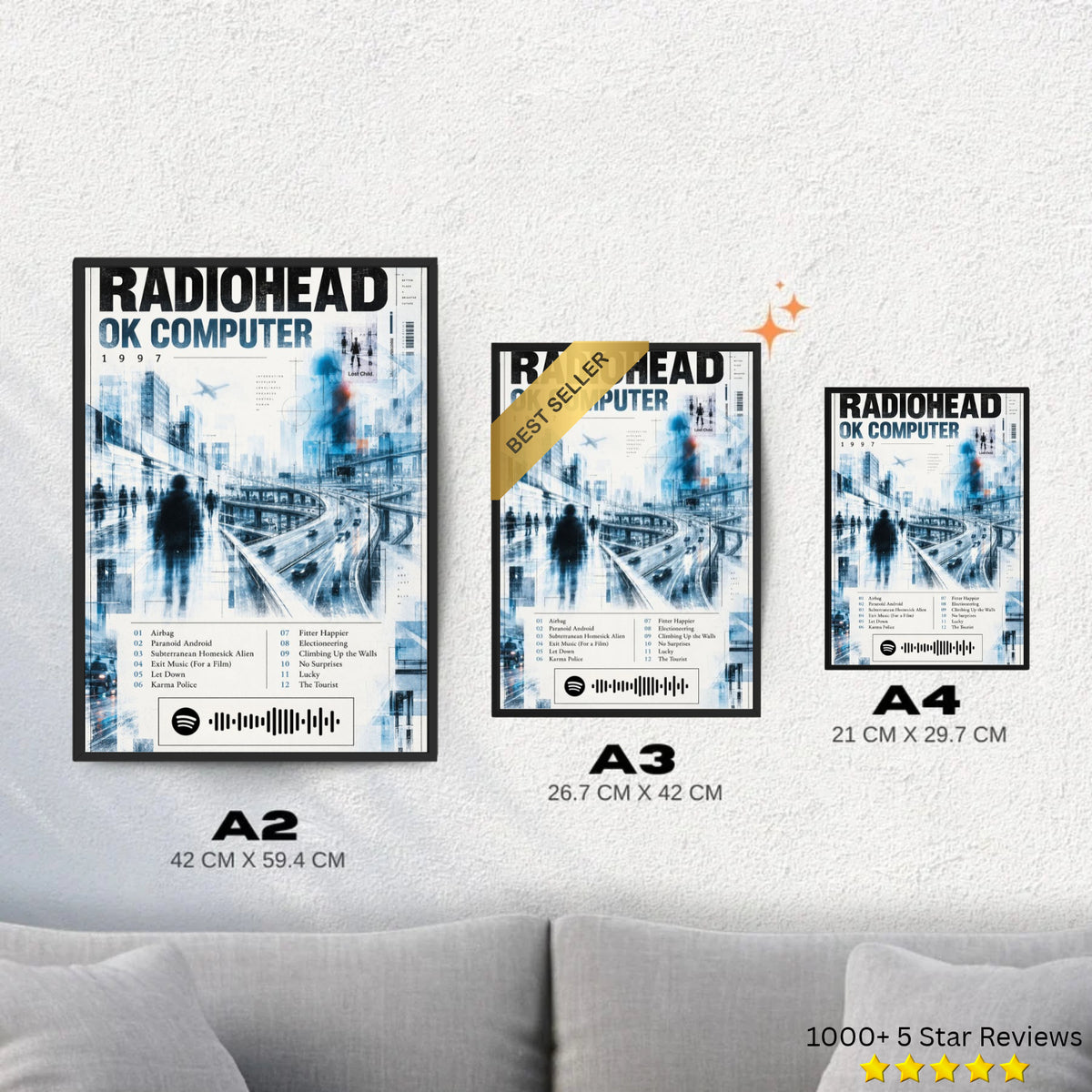 OK Computer - Radiohead Inspired Album Poster