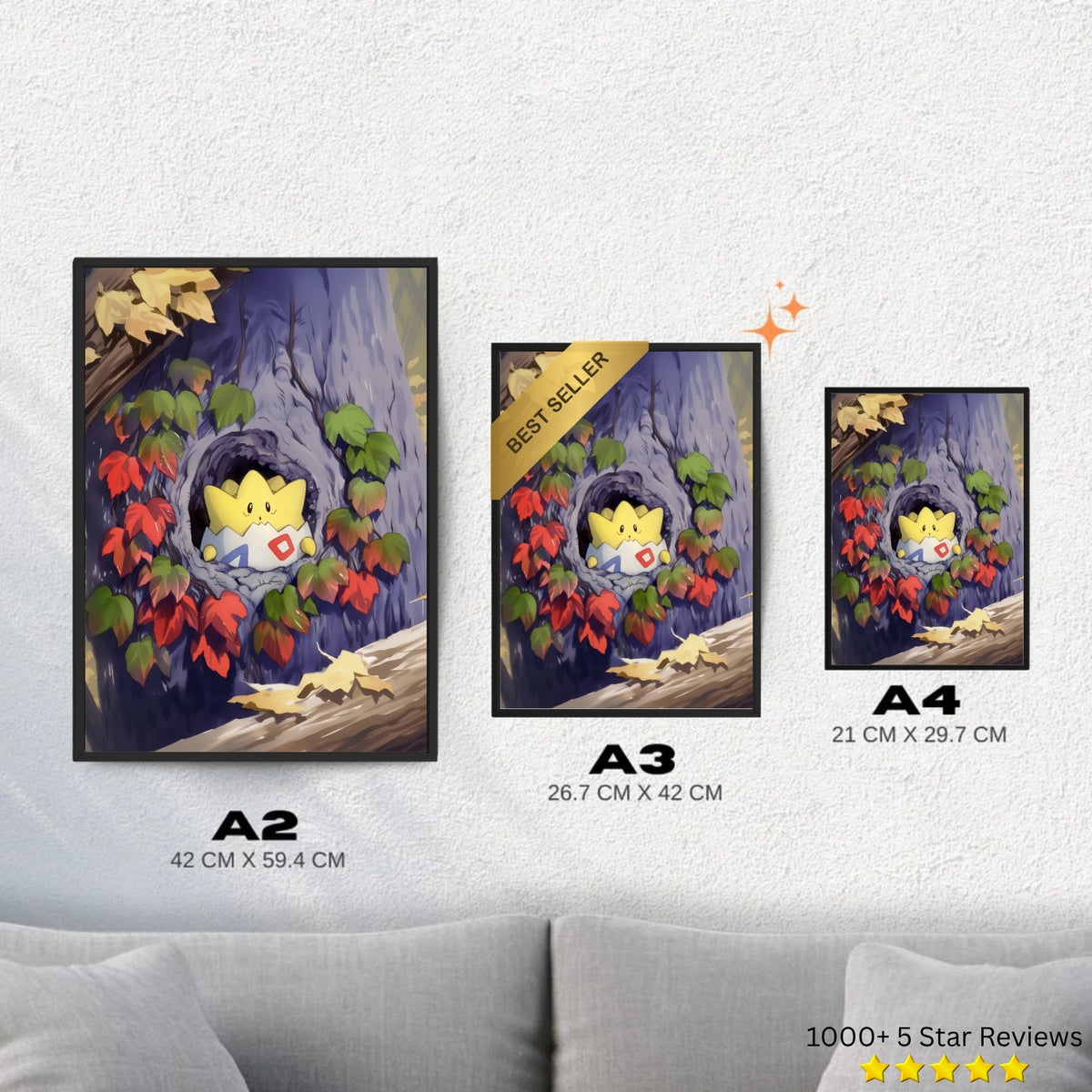 Togepi - Pokemon Inspired Album Poster