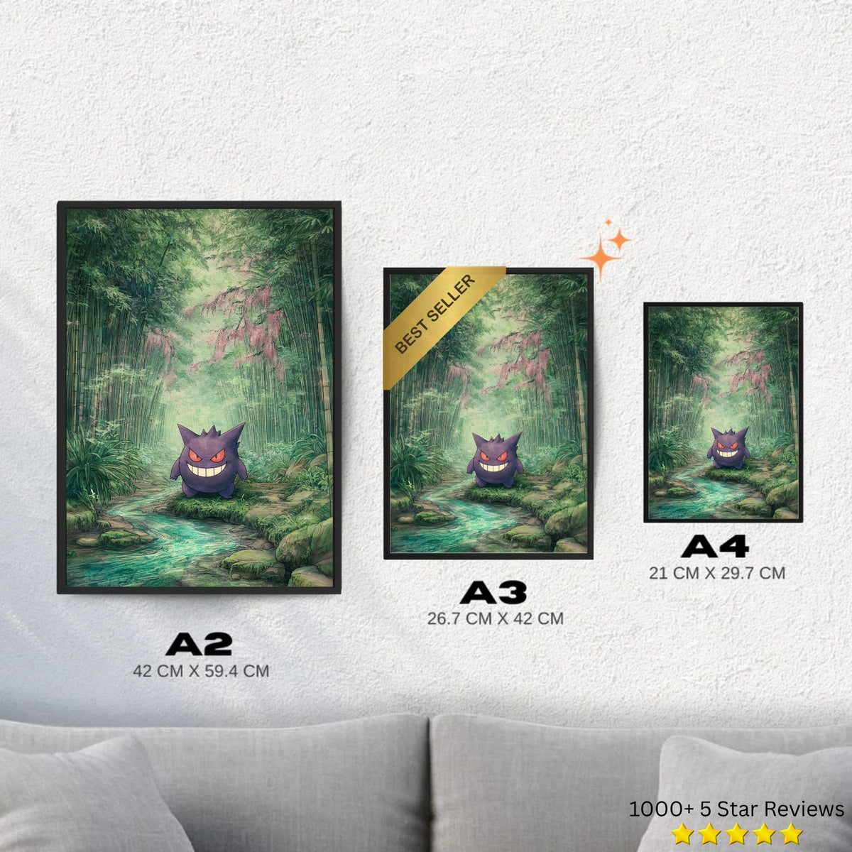 Gengar - Pokemon Inspired Album Poster
