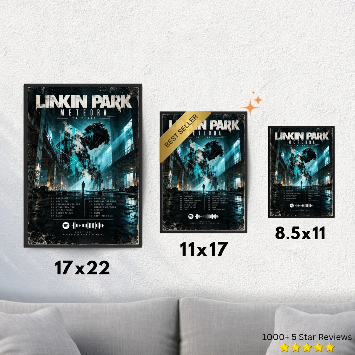 Meteora - Linkin Park Inspired Album Poster - USA
