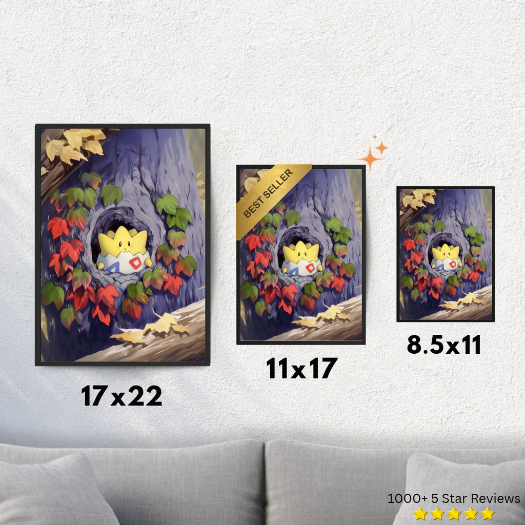 Togepi - Pokemon Inspired Album Poster - USA