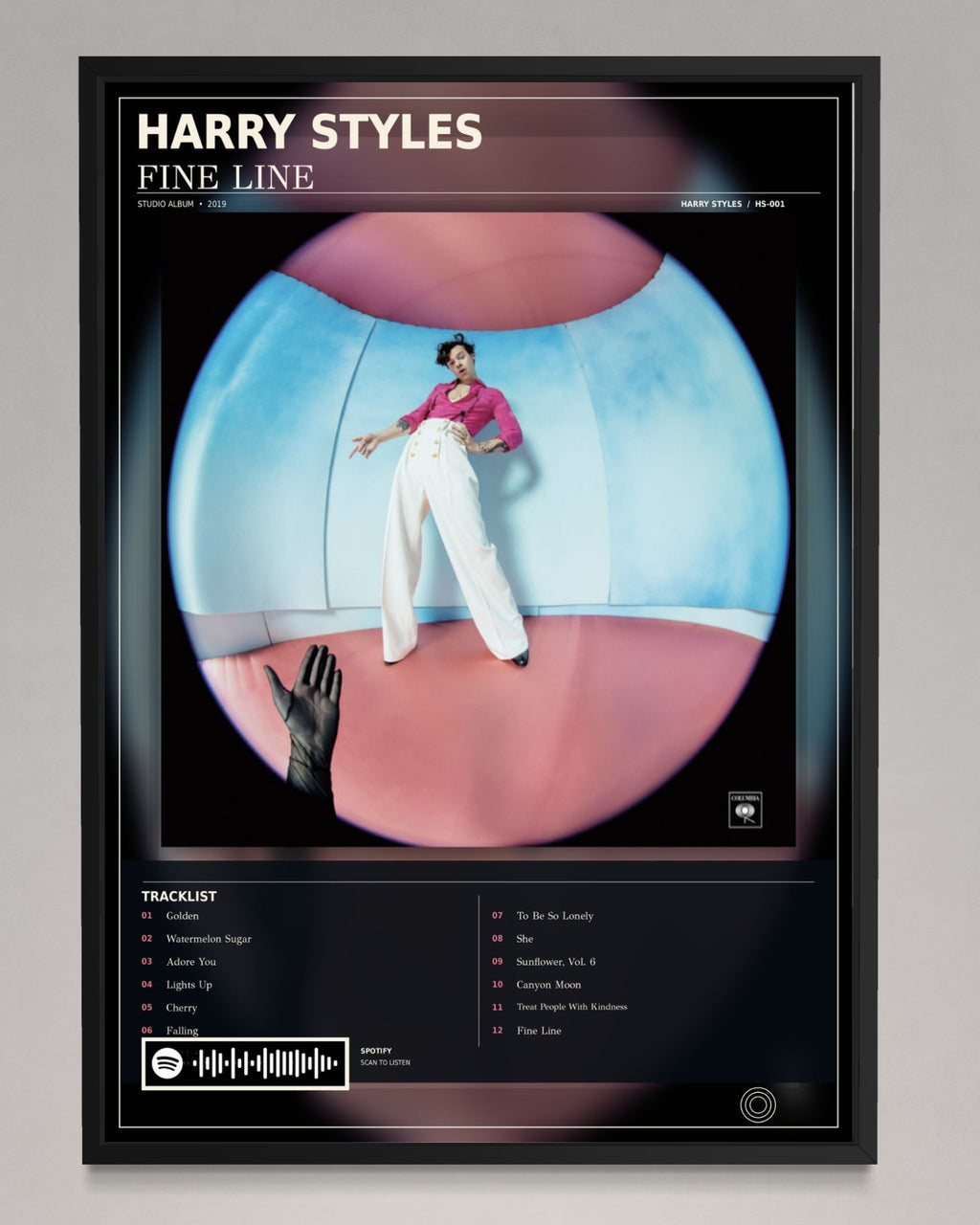 Fine Line - Harry Styles Inspired Album Poster - USA