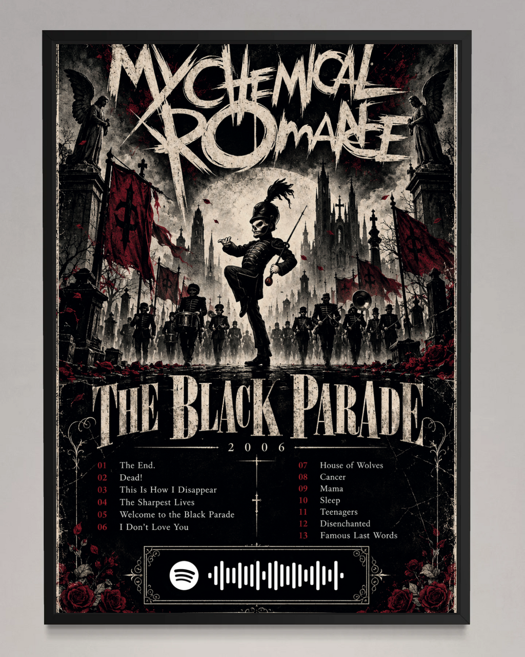 The Black Parade - My Chemical Romance Inspired Album Poster