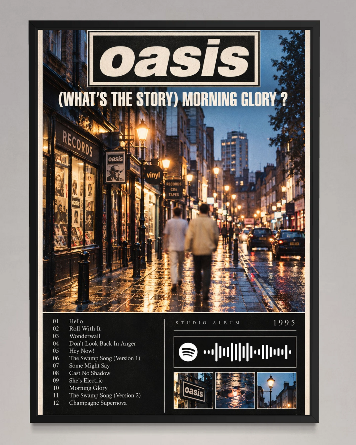 (What's the Story) Morning Glory? - Oasis Inspired Album Poster