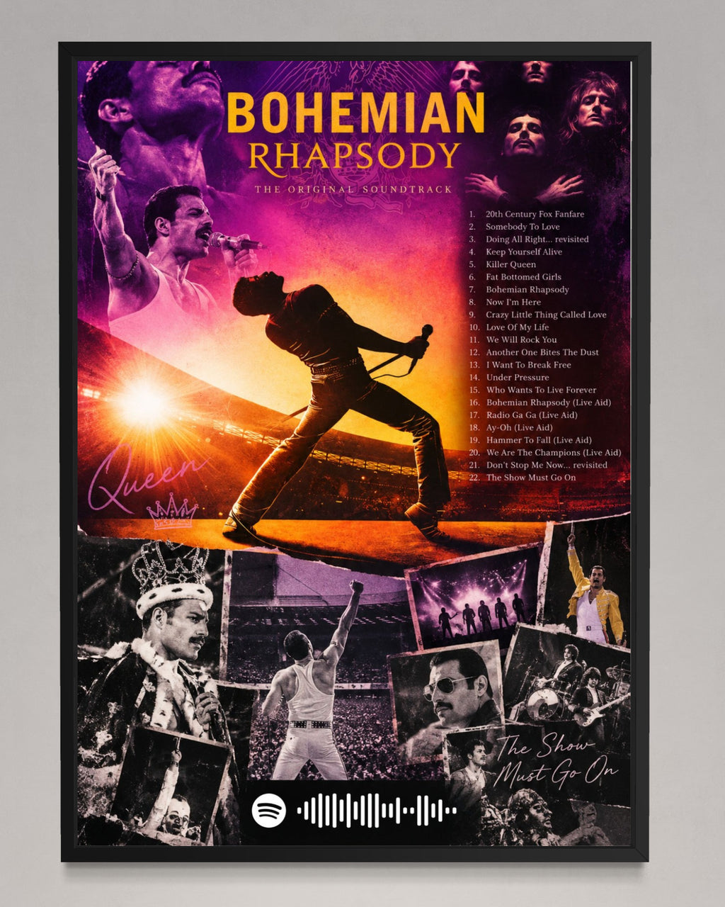 Bohemian Rhapsody - Queen Inspired Album Poster