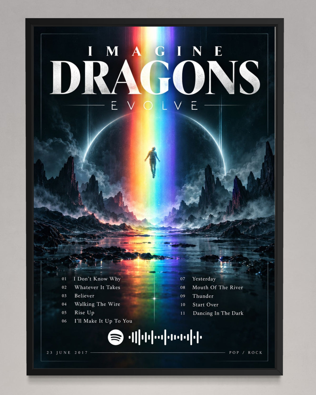 Evolve - Imagine Dragons Inspired Album Poster