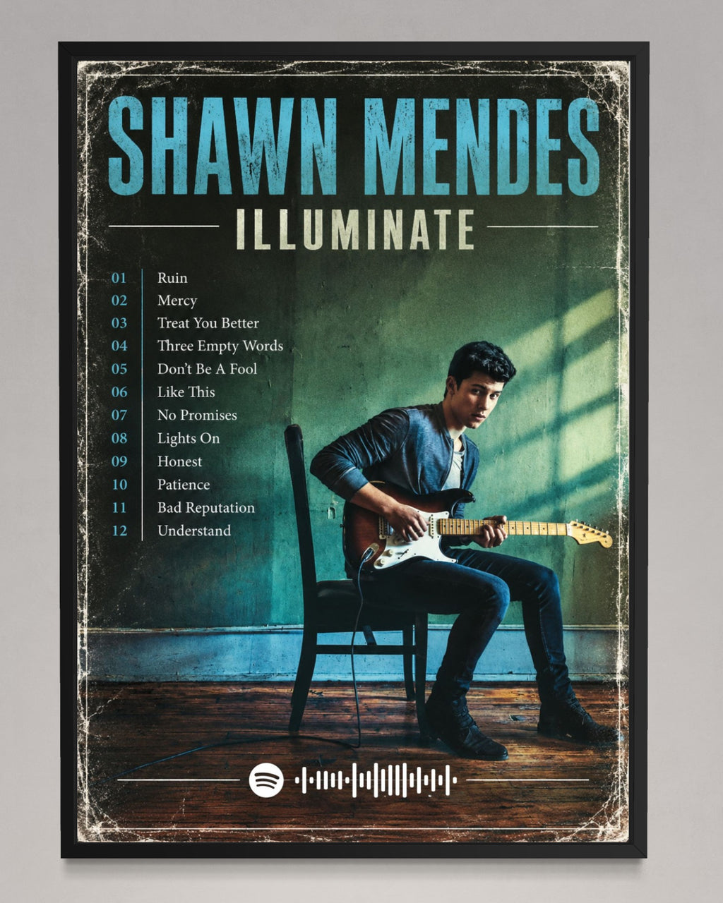 Illuminate - Shawn Mendes Inspired Album Poster