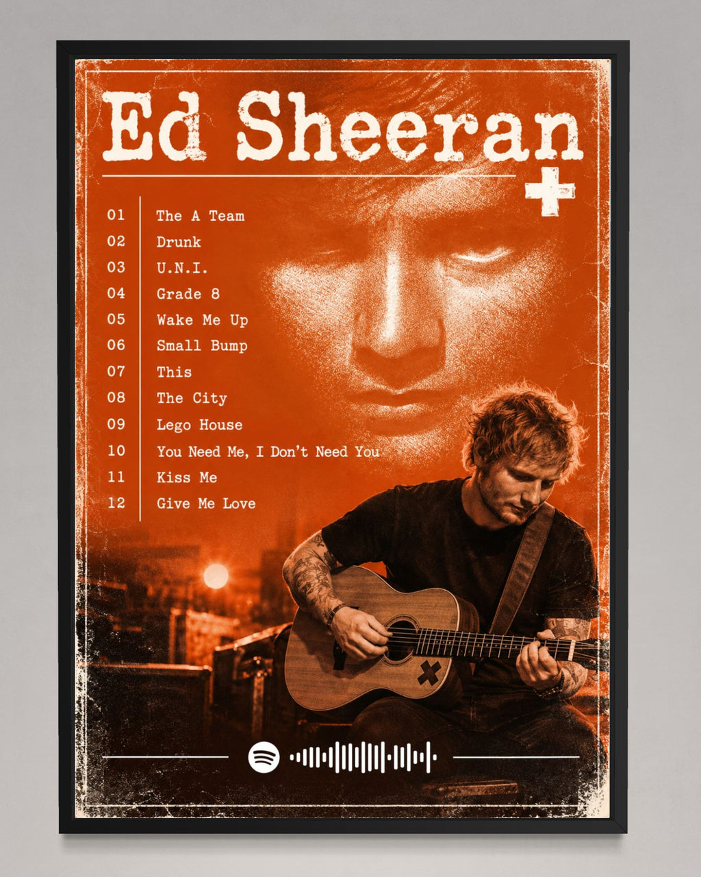 + - Ed Sheeran Inspired Album Poster