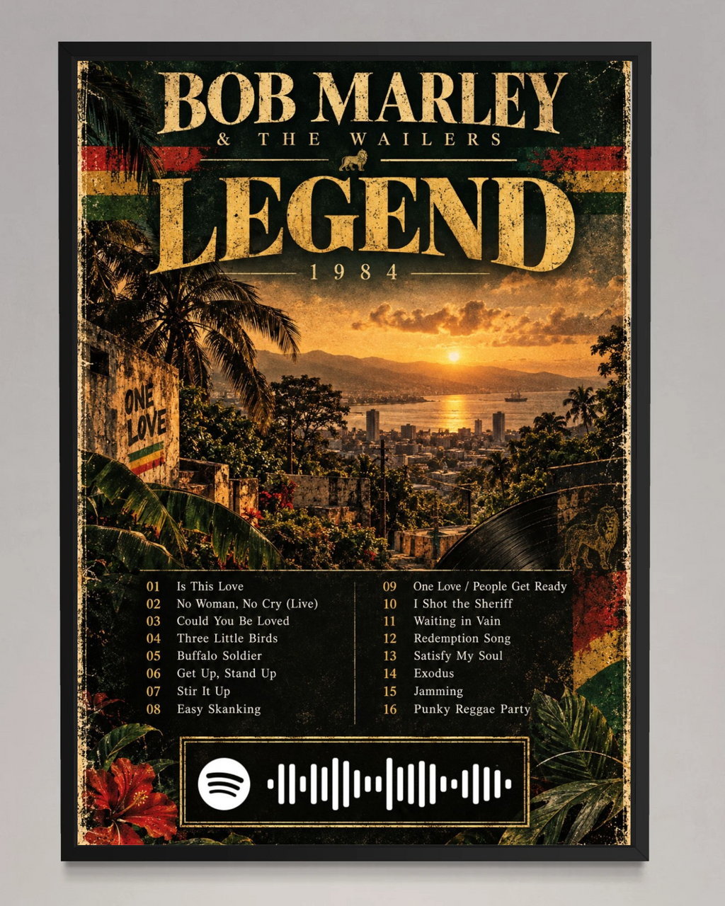 Legend - Bob Marley Inspired Album Poster