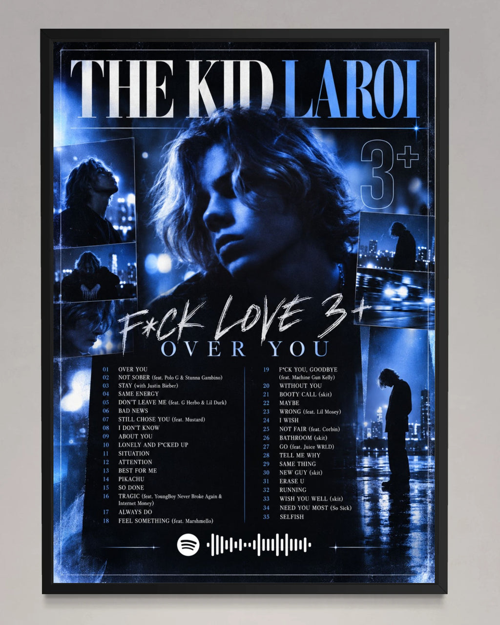 F*CK LOVE - The Kid LAROI Inspired Album Poster