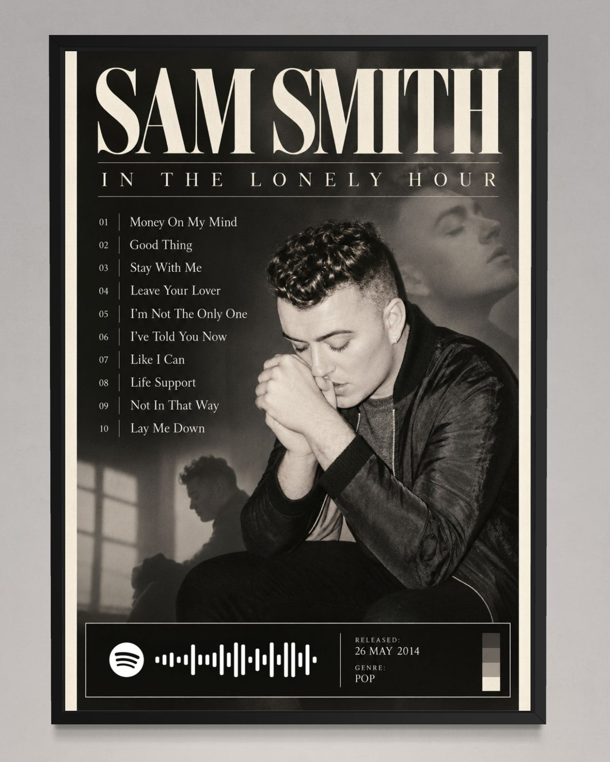 In the Lonely Hour - Sam Smith Inspired Album Poster