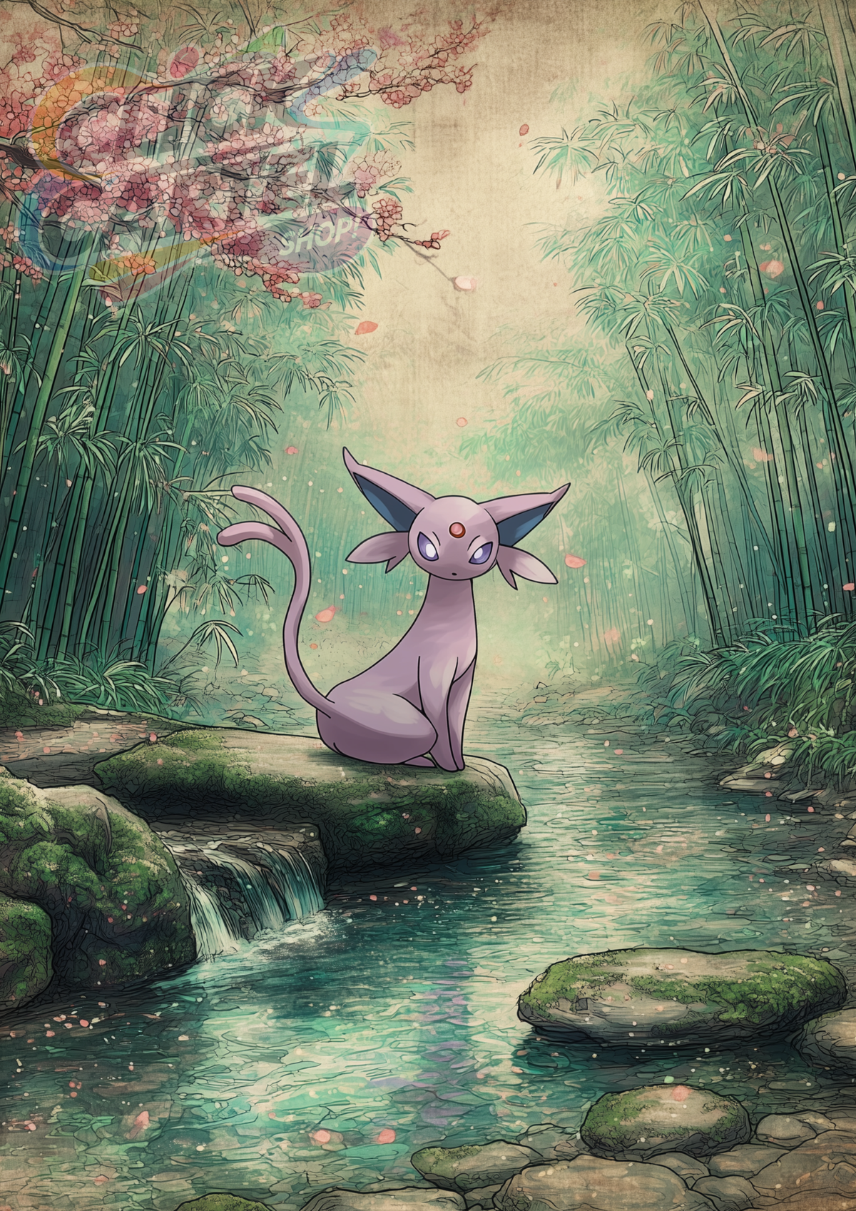 Espeon - Pokemon Inspired Album Poster