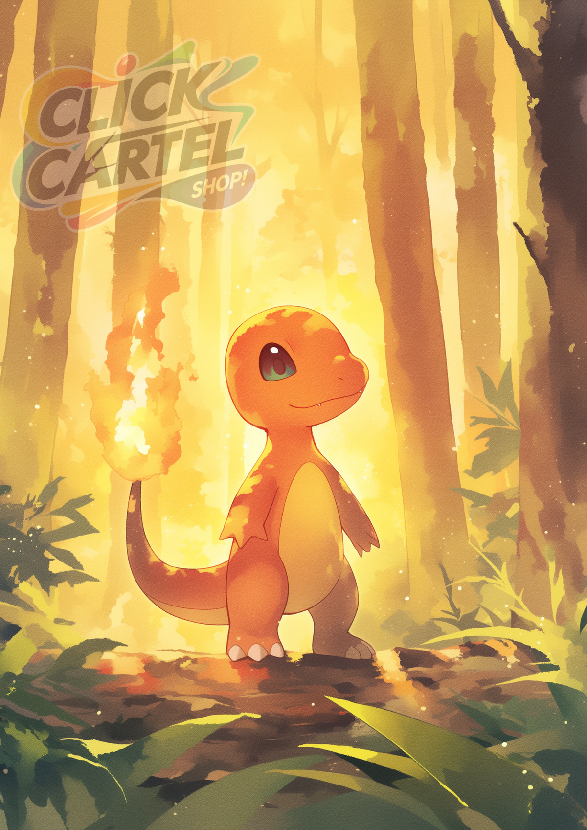 Charmander - Pokemon Inspired Album Poster