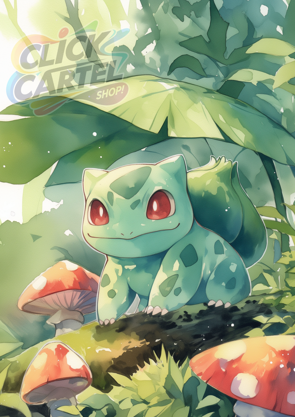 Bulbasaur - Pokemon Inspired Album Poster