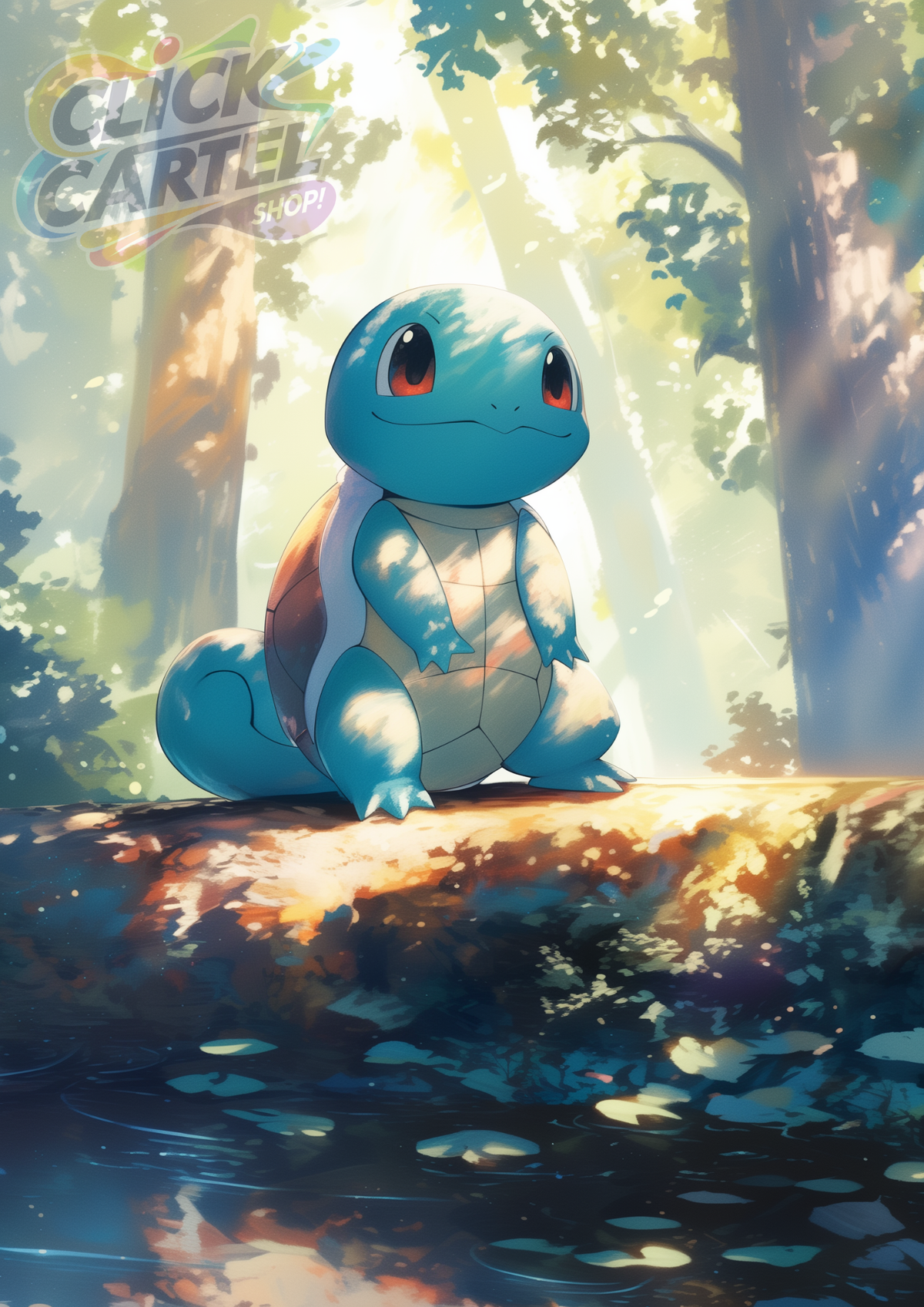 Squirtle - Pokemon Inspired Album Poster