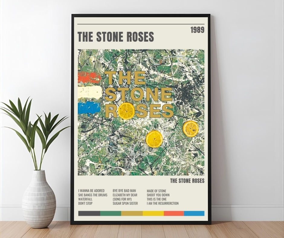 The Stone Roses Album Track Poster - Stone Roses Inspired Print