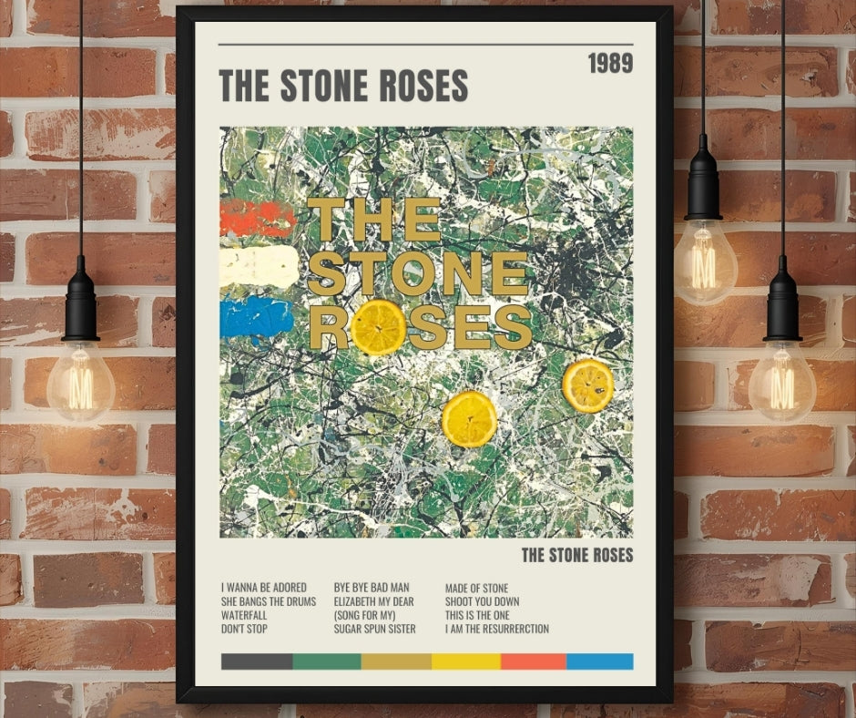 The Stone Roses Album Track Poster - Stone Roses Inspired Print