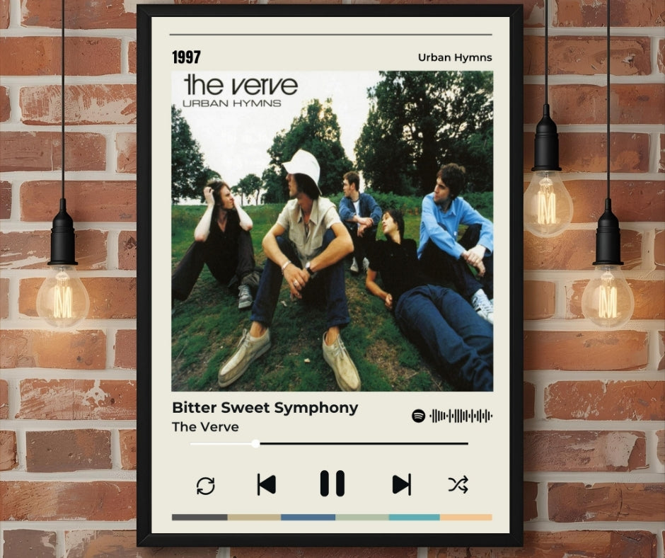 Bitter Sweet Symphony Poster - The Verve Inspired Print