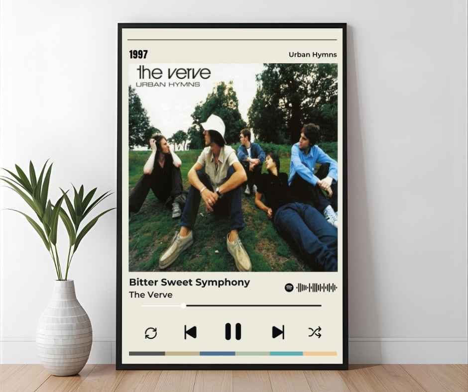 Bitter Sweet Symphony Poster - The Verve Inspired Print