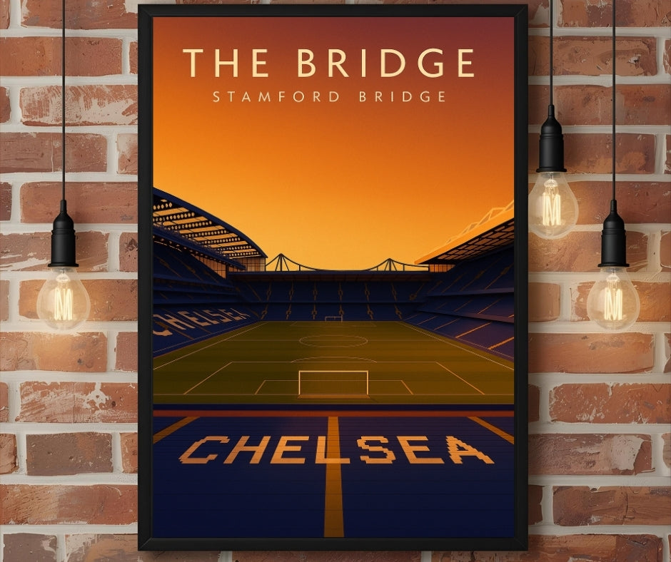 Stamford Bridge – Chelsea Inspired Stadium Wall Art