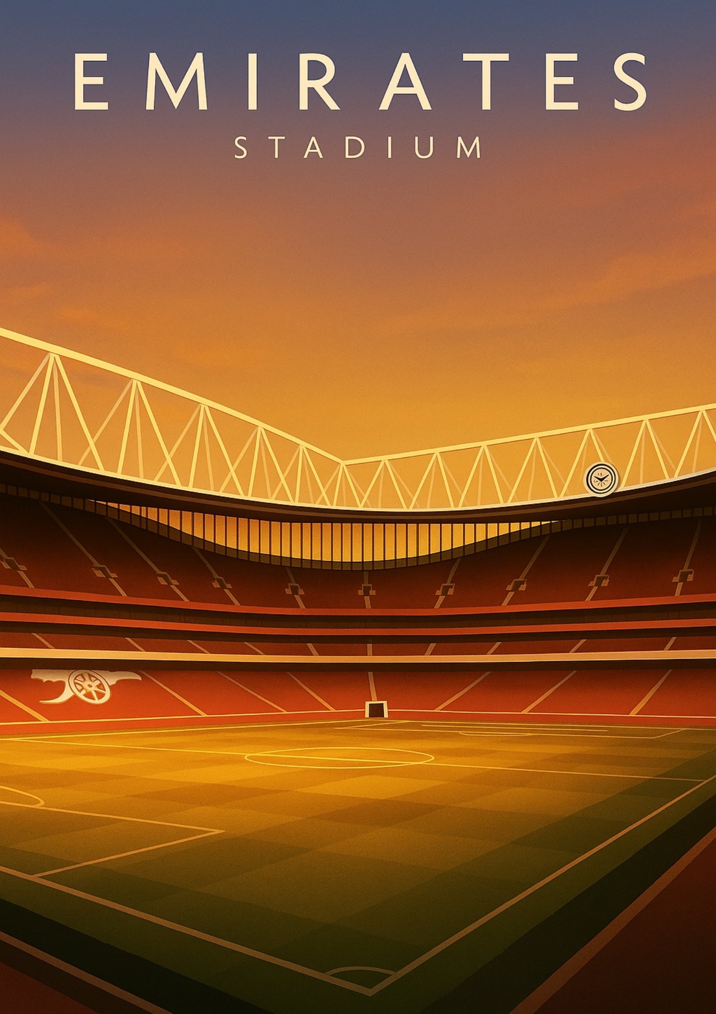 The Emirates – Arsenal Inspired Stadium Wall Art