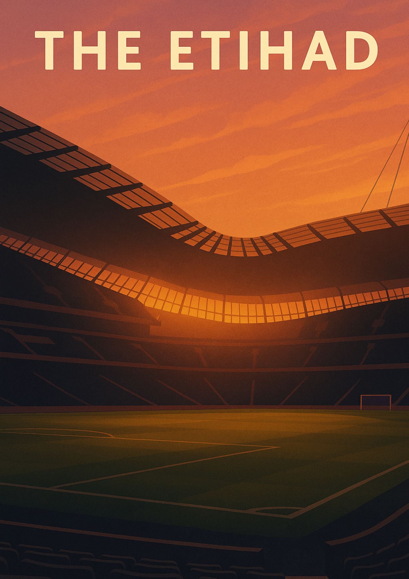 The Etihad – Manchester City Inspired Stadium Wall Art