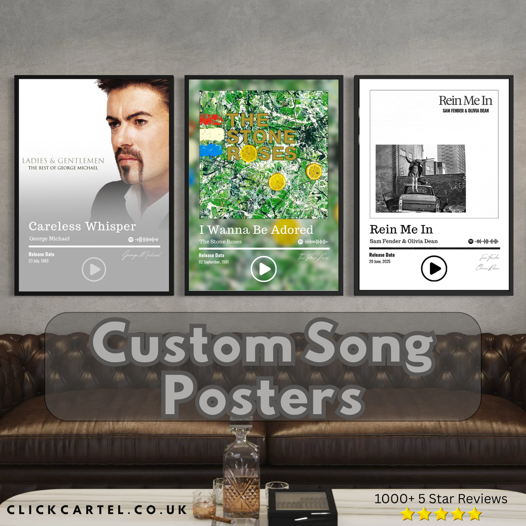 Aangepaste Song Poster