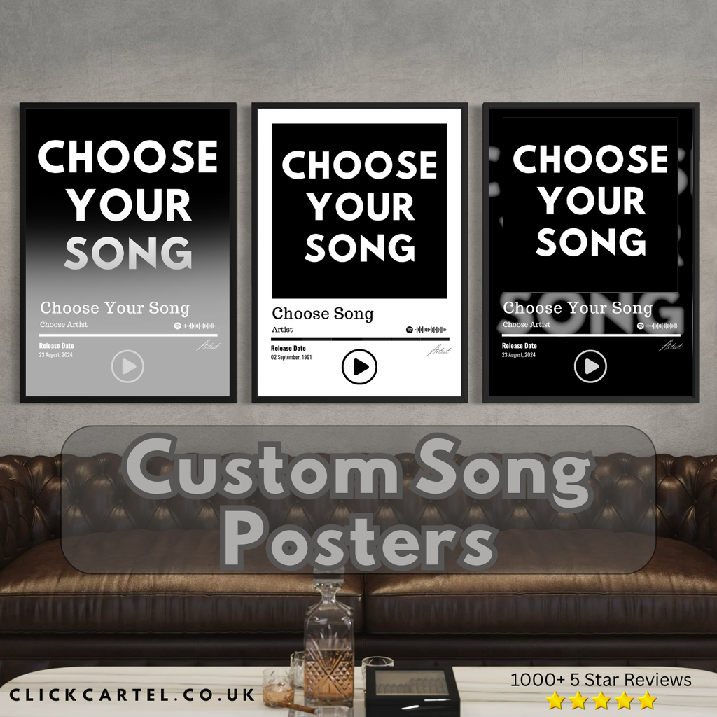 Aangepaste Song Poster