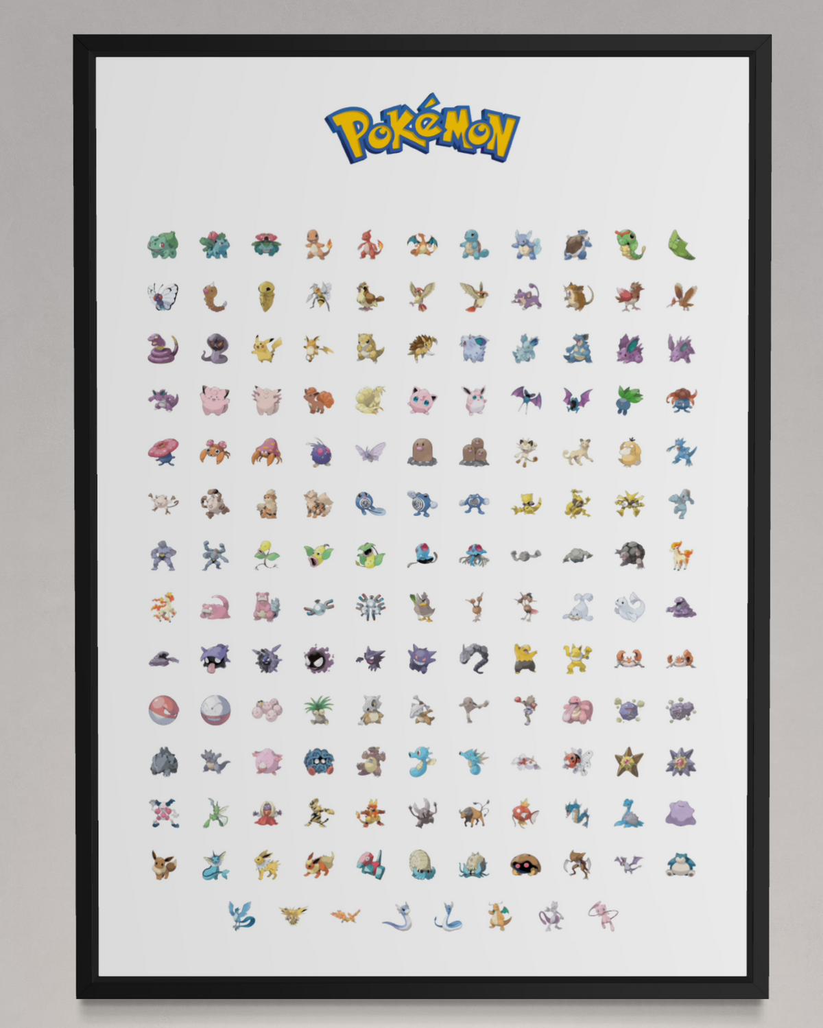 Pokedex (Gen 1) - Pokemon Inspired Album Poster