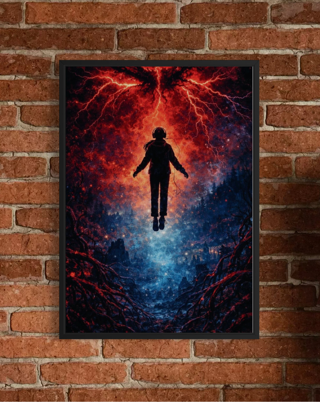 Held Between Worlds - Stranger Things Poster