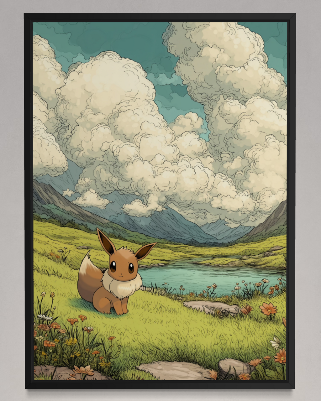 Eevee - Pokemon Inspired Album Poster