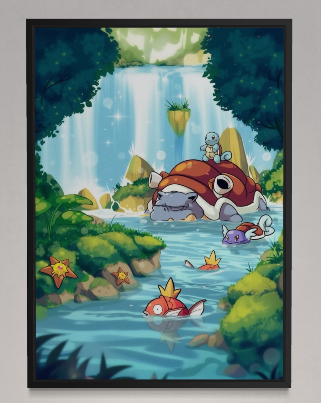 Team Water - Pokemon Inspired Album Poster