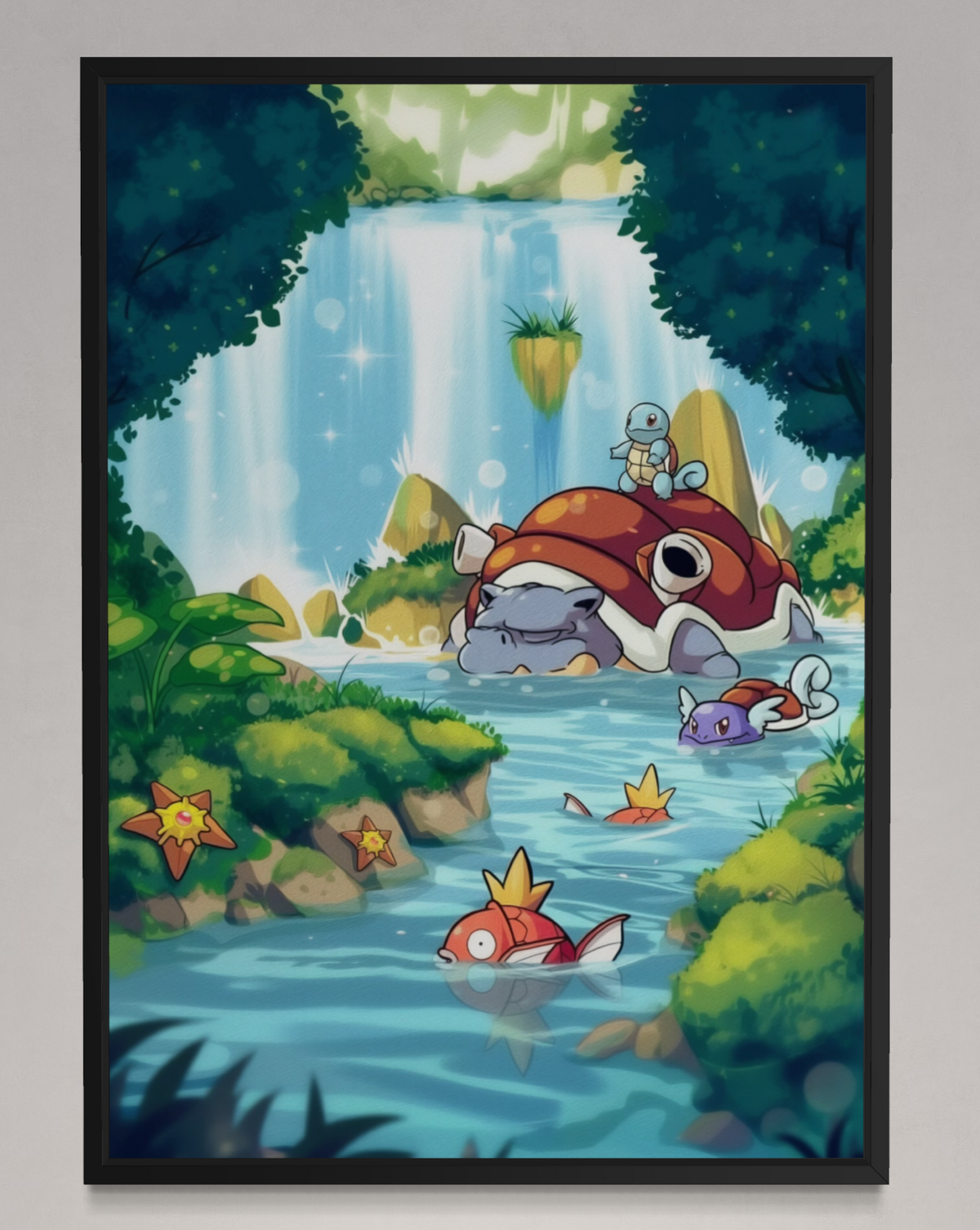 Team Water - Pokemon Inspired Album Poster