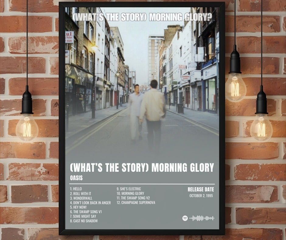 What's The Story) Morning Glory - Oasis Inspired Album Poster