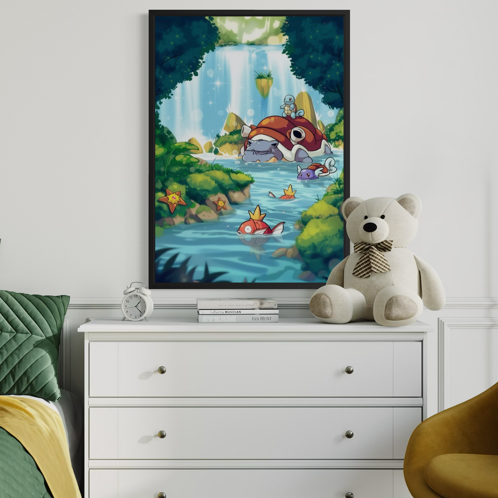 Team Water - Pokemon Inspired Album Poster