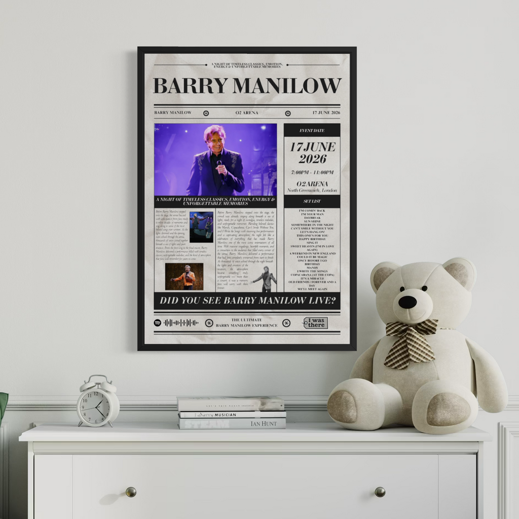 YUNGBLUD - Póster de concierto personalizado estilo periódico