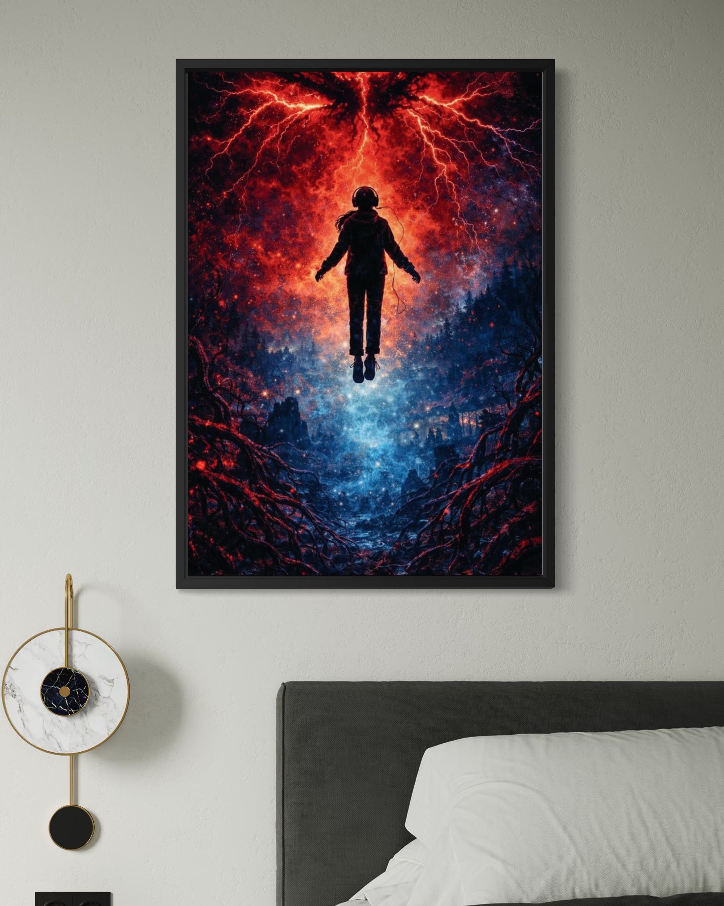 Held Between Worlds - Stranger Things Poster