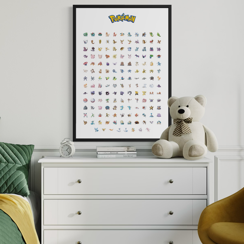 Pokedex (Gen 1) - Pokemon Inspired Album Poster
