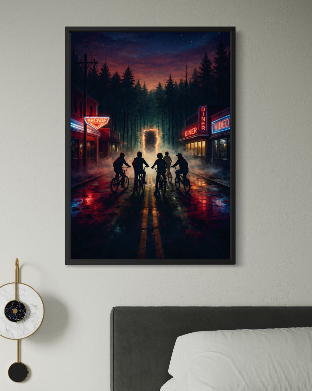 The Arcade Run - Stranger Things Poster