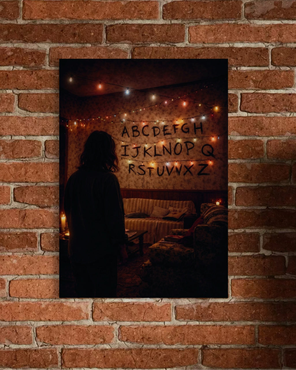 The Alphabet Wall - Stranger Things Poster