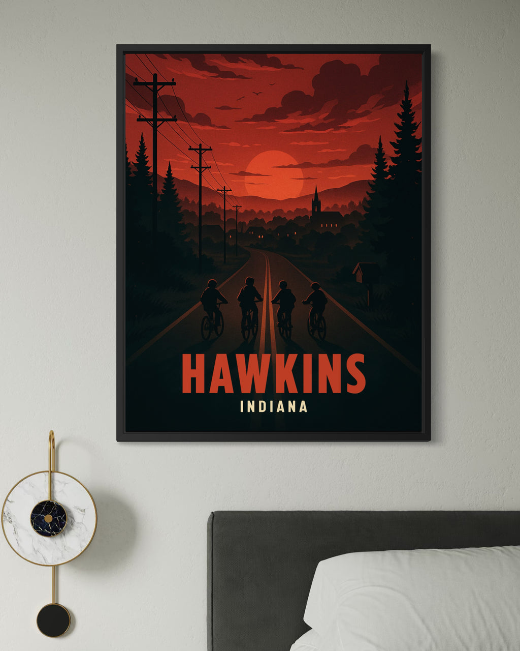 Hawkins : The Ride Home - Stranger Things Poster