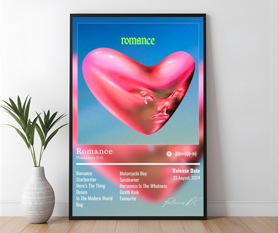 Romance - Fontaines D.C. Inspired Album Poster