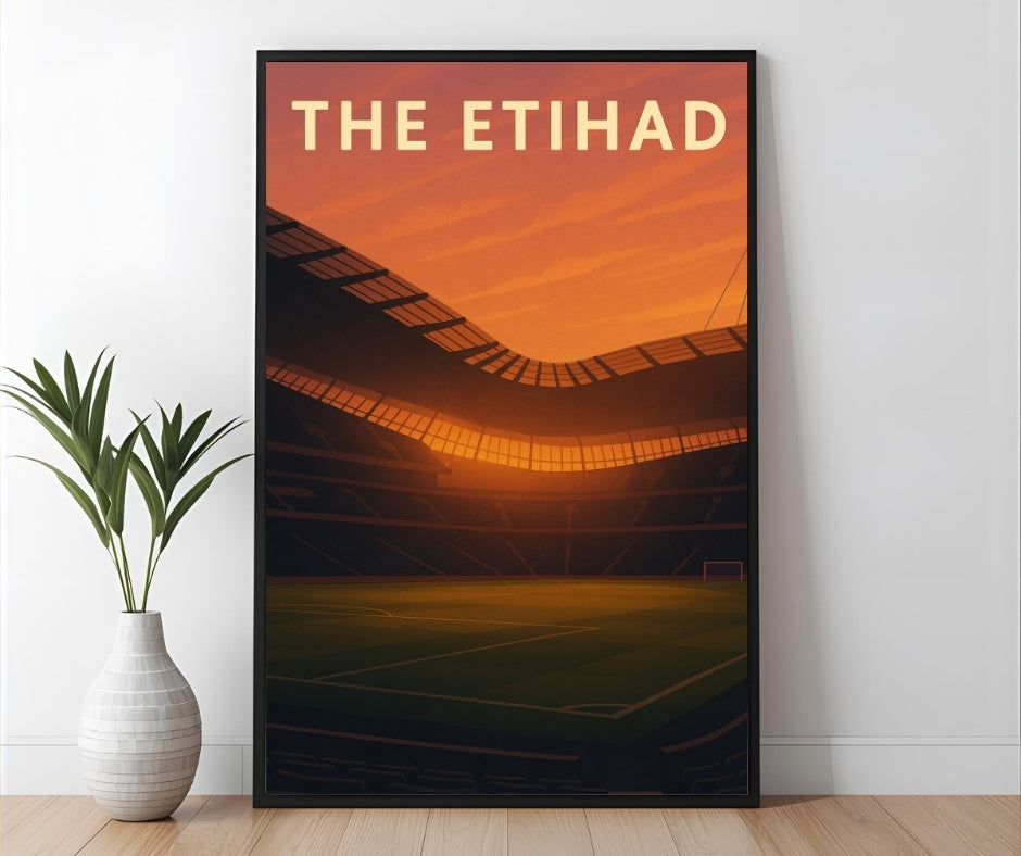 The Etihad – Manchester City Inspired Stadium Wall Art