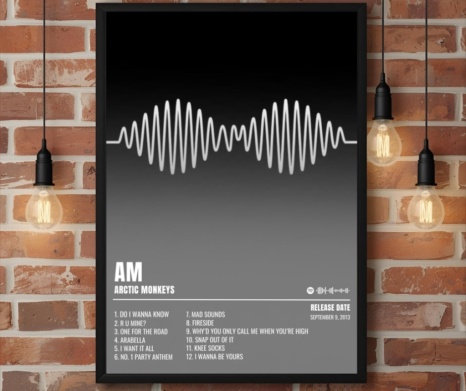 AM - Arctic Monkeys Inspired Album Poster