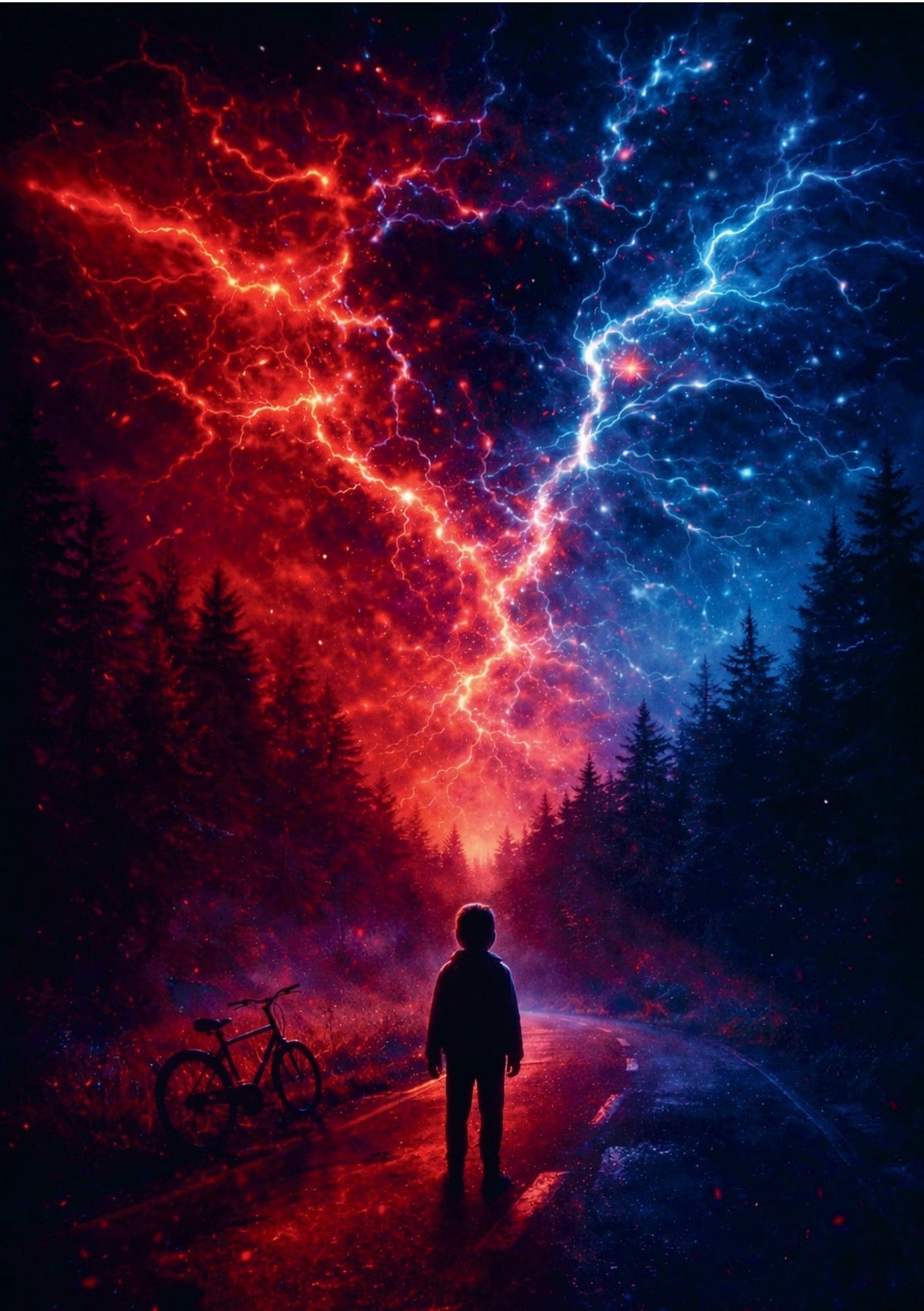 The Road Between - Stranger Things Poster