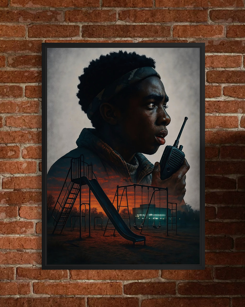 Lucas - Stranger Things Poster