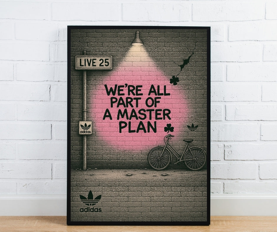 Oasis Graffiti Poster - Masterplan