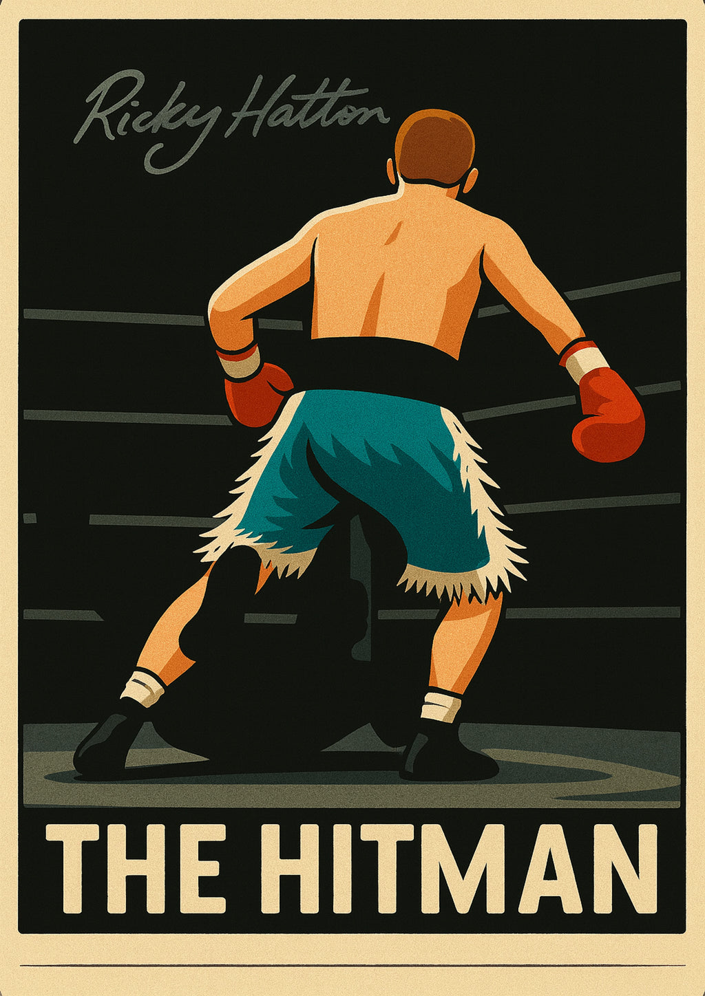 Ricky Hatton Tribute Poster - The Hitman