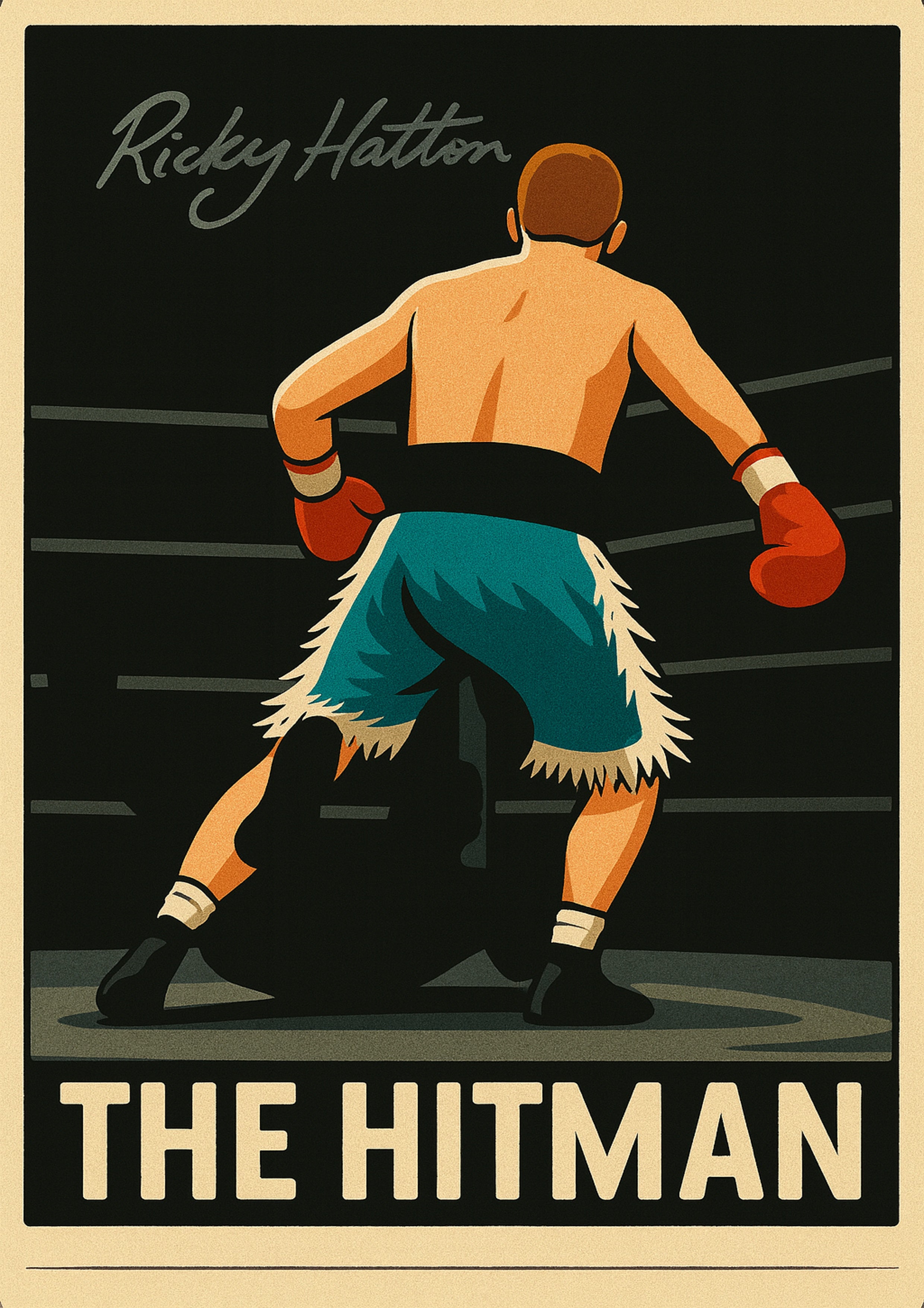 Ricky Hatton Tribute Poster - The Hitman